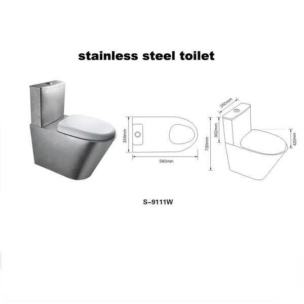 stainless steel toilet