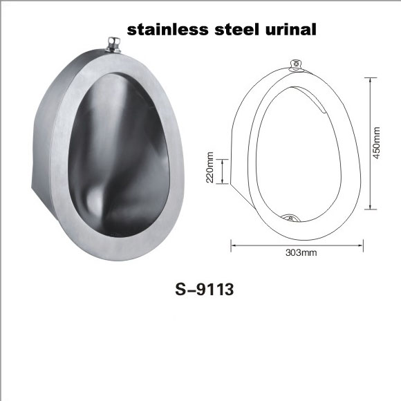 stainless steel urinal