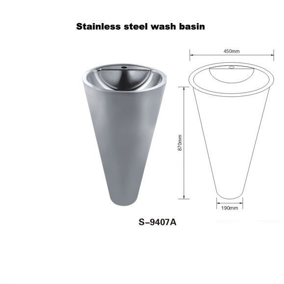 stainless steel basin