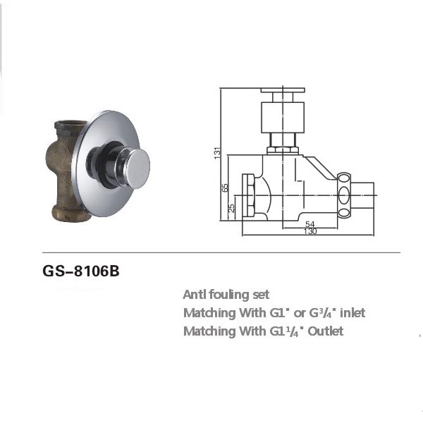 self closing toilet flush valve